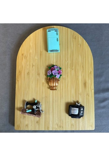 Uretti - Pınar 2572 9953 El Yapımı 4'lü Tematik Minyatür Eşyalar Magnet