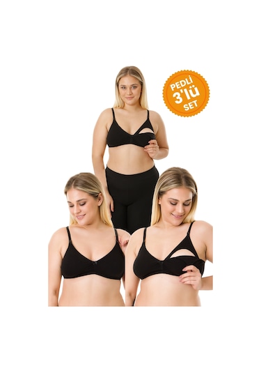 Parlingerie 3'lü Çıkarılabilir Pedli Emzirme Sütyeni