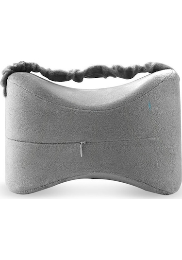 Shineyee Piyasa Ambalajlı Gri Memory Foam Bacak Yastığı - Gebeler İçin Knee & Ayak Desteği, Basınç Azaltıcı, 15-20cm Ayarlanabilir, Yıkama Kolay Gri