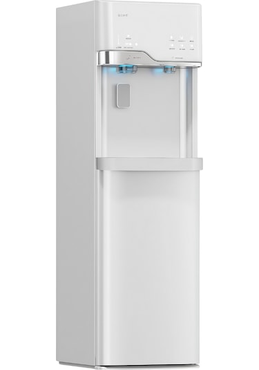 Aquamara - Dokunmatik Kontrollü Beyaz Su Sebili Buz Makineli