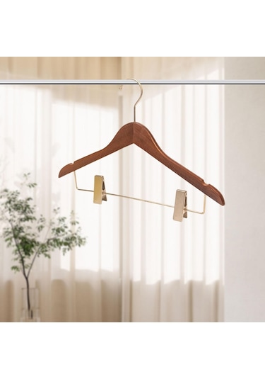 Homyl Ahşap Elbise Askısı Giriş Gardırop Mağazası Stil-a Kahverengi Diğer