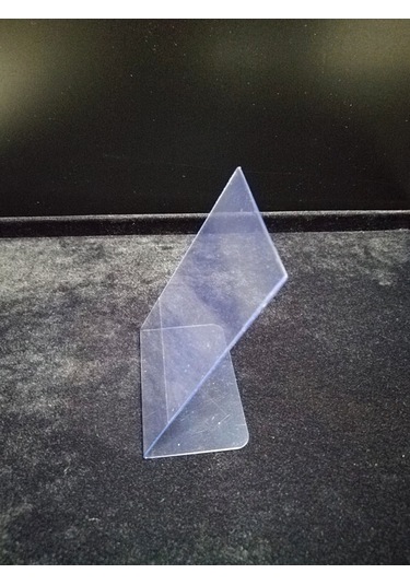 50 Adet Pvc Etiketlik A7 Ayaklı Föylük 10x7,5 Cm Stand İsimlik