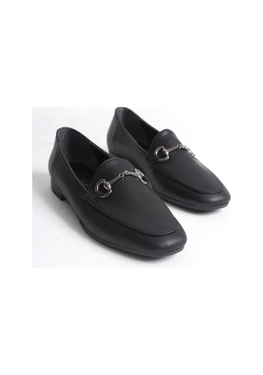 Garantili D551 Günlük Ortopedik Kadın Babet Ayakkabı Siyah