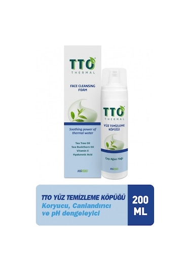 Tto Çay Ağacı Özlü Yüz Temizleme Köpüğü 200 ML