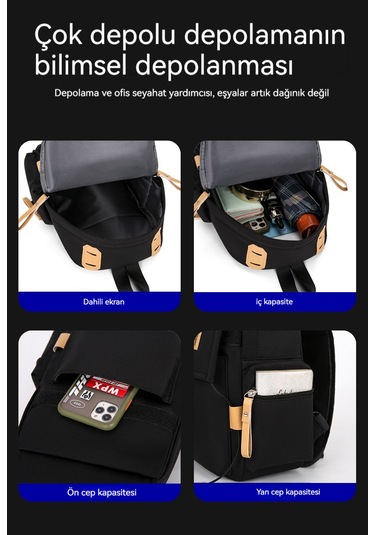 Büyük Kapasiteli Üniseks Çapraz Askılı Çanta-gri Gri