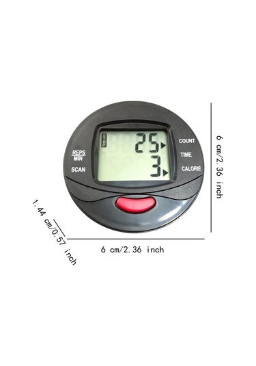 Pazly Yuvarlak Stepper Sayacı Ölçüm İzleme Homyl Ev Egzersiz Cihaz Cx