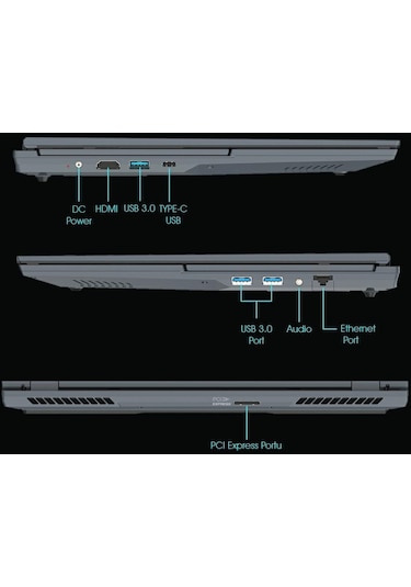 Quadro Diamond Duo DS1630 i7-10850H 16 GB 512 GB SSD O/B UHD 16" IPS + 14" IPS Dos Dokunmatik Dizüstü Bilgisayar