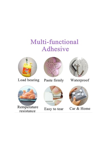 120/60 Adet Çift Taraflı Siyah Köpük Bant Güçlü Ped Montaj Merdaneleri Yapıştırıcı 120 Pcs Square