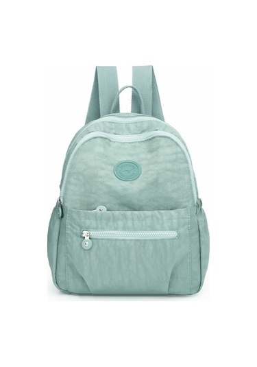 Goldenqian Basit, Büyük Kapasiteli, Şık Ve Hafif Seyahat Okul Çantası 6kgemw MAvi