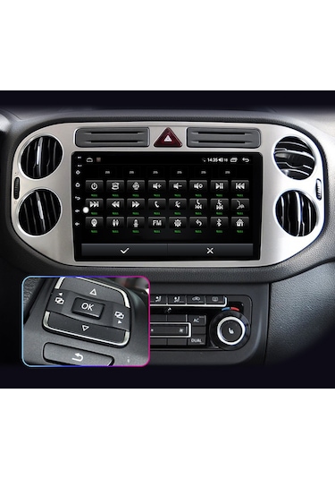 Volkswagen Tiguan 2006-2016 Android Multimedya 4GB-64GB Carplay 9 İnc Hd IPS