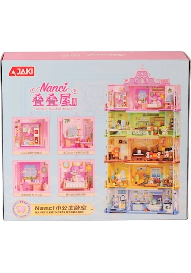Hk132 Jaki Küçük Prenses Yatak Odası 247 Parça Block Oyuncak