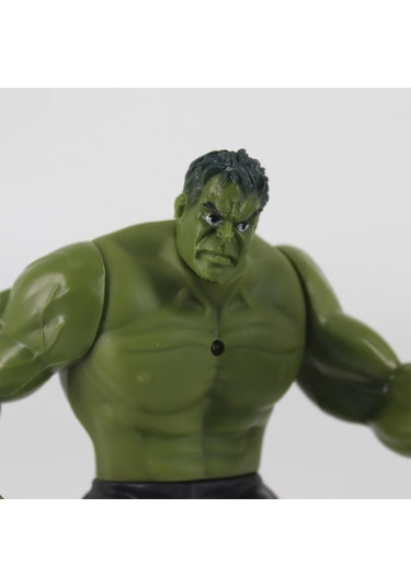 Avengers Yenilmezler Eklemli Incredible Hulk Figür Oyuncak 15cm Hareketli Eklemli Yeşil Dev Karakter Hulk - Captain Amerika
