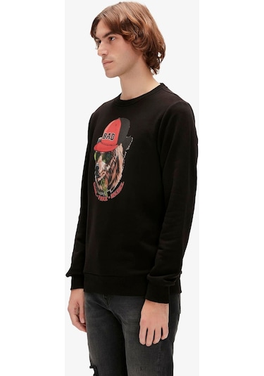 Bad Bear Rebel Crewneck Erkek Siyah Sweatshirt 23.02.12.019-c01 Siyah Bad Bear Rebel Crewneck Erkek Siyah Sweatshirt 23.02.12.019-c01 Siyah