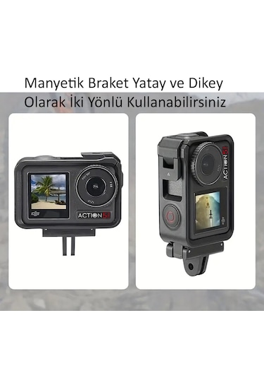 Dji Osmo Action 5 Pro ,action 4 , Action 3 Manyetik Kamera Tutucu