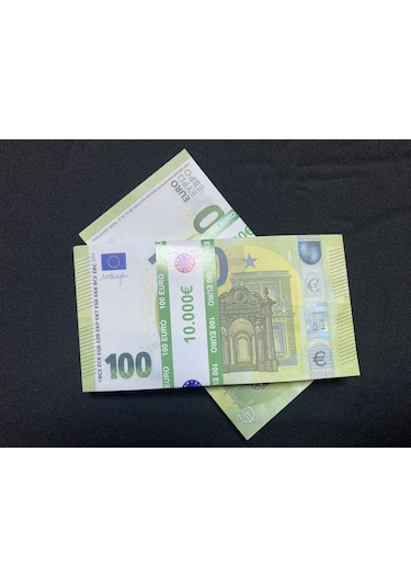 Aykar Yeni 100 Adet 100 Euro Geçersiz Sahte Eğlence Oyun Şaka Düğün...