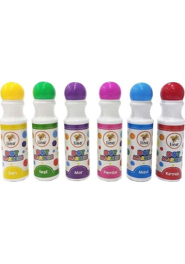 Lino Dot Markers Yıkanabilir 6'lı