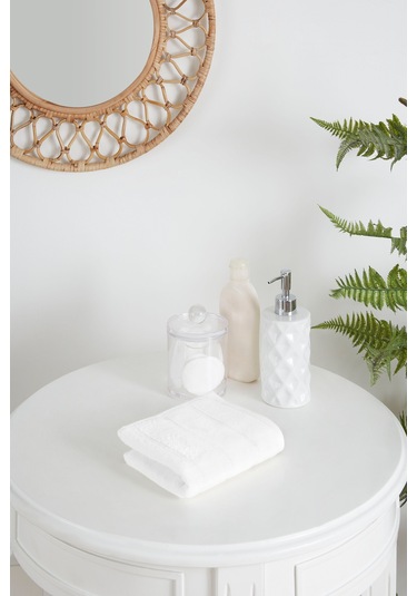 Sadem Organik Stripe Mutfak Ve Kurulama Havlusu 30x50 Cm Beyaz