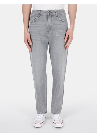 Colins Rahat Normal Kesim Orta Bel Düz Paça Gri Erkek Jean Pantolon Cl1069477 Denim Colins Rahat Normal Kesim Orta Bel Düz Paça Gri Erkek Jean Pantolon Cl1069477 Denim