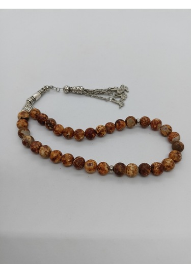 Balık Hediyelik  Tibet Akik Taşı Doğaltaş Tespih- Mdl-1037