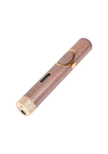 Parmida Tek Torch Pürmüz Delicili Bronz Metal Puro Çakmağı - Tr9518