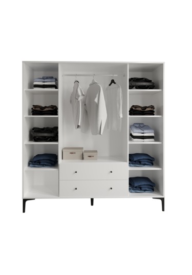 Trio White Xl Genç Odası %100mdf Beyaz