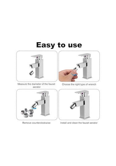 Moveevo Metal Evsel Tamir Anahtar Seti - 10 Fonksiyonlu Musluk, Mutfak Ve Banyo Arıza Tamiri Aracı Gümüş