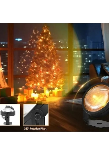 Novahub Tuya Akıllı Gün Batımı Lambası - Smart App, Bluetooth, Selfie Ve Parti Işığı B Korea B Çok Renkli