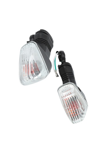 Xiyyadms Kawasakı Zx-6r İçin Dayanıklı Abs Sinyal Lambası Siyah-beyaz, 2 Adet - Kolay Kurulum, Enerji Tasarruflu, Motorcycle Dıy Değiştirme Parçası