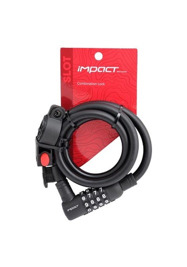 Impact Slot 12x1200 Şifreli Bisiklet Kilidi Klt-233 Siyah