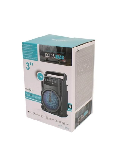 Greatnice Gts-1360 Bluetooth Rgb Hoparlör Usb / Tf Kart / Fm Radyo