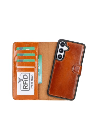 Samsung Galaxy S25 Plus Çıkarılabilir Deri Cüzdan Kılıf