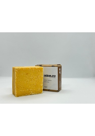 Atlas.Co By Adalinda Ardıç Katranı + Bıttım + Defne + Kükürt + Zeytinyağı Yöresel Sabun Seti 4 x 120 G