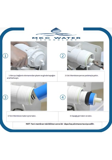 Mkc Memrban Kabı Su Arıtma Filtresi