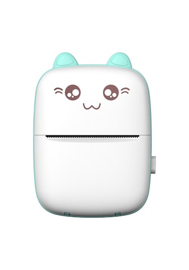 Cbtx Etiket Taşınabilir Termal Fotoğraf Yazıcısı Öğrenci Mini Yazıcı Mavi