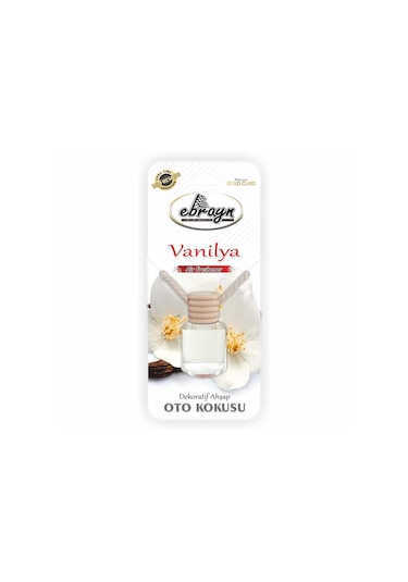 Ebrayn Dekoratif Ahşap Oto Kokusu Vanilya 8 ML