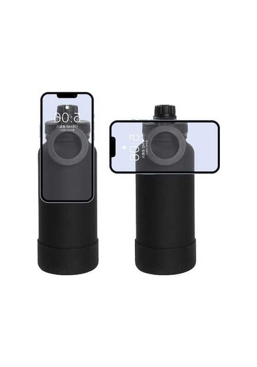 Novahub 650ml Telefon Tutuculu Spor Şişesi, Paslanmaz Çelik Termos Bardak Çok Renkli