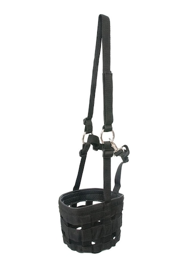 Suntek At Pony Naylon Çene Altı Yular Ile Otlatma Ağızlığı Siyah