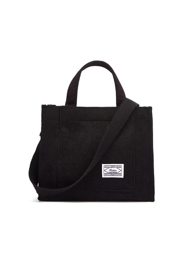 Dofolink 2023 Siyah Korduroy Kadın Çanta - Akıllı, Stilinli Üniversite Çantası - Çok Amaçlı, Düzenleyici Çekmeceli Taşıma Çantası Çok Renkli