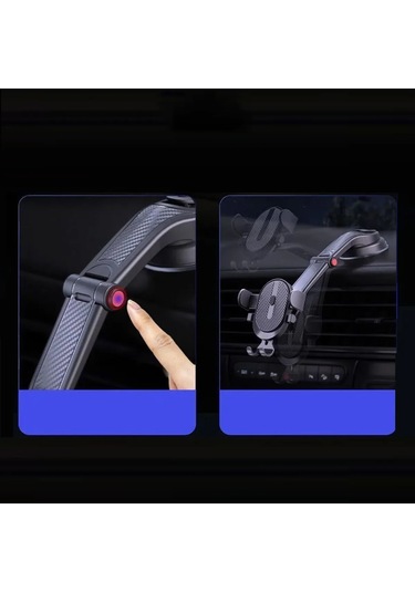 360 Derece Döner Torpido Cam Vantuzlu Telefon Tutucu - Al4722