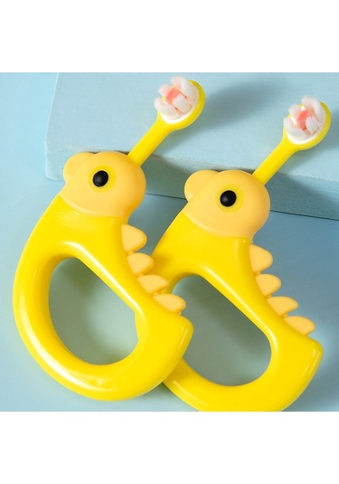 Sones 2 Adet Raoyı Karikatür Küçük Sarı Tavuk Yumuşak Saç Diş Fırçası Sarı