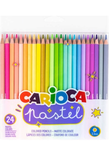 Carioca Pastel Kuru Boya 24 Renk