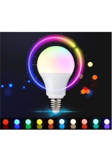 10w Rgb Led Ampul Çok Renkli Ac85