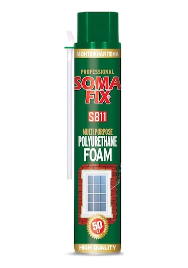 12Ad 750 ML - 850 G Somafix Poliüretan Köpük Kapı Pencere Pu