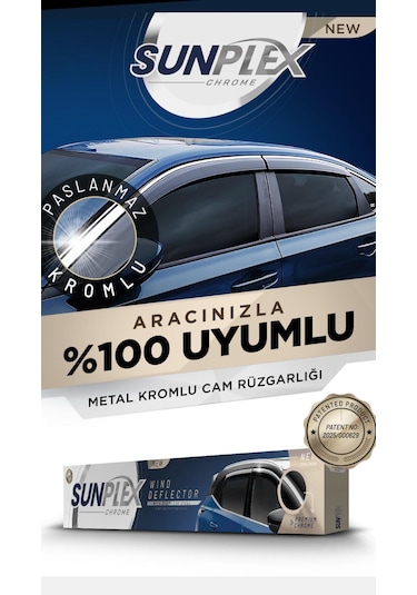 Sunplex Byd Seal- U Kromlu Cam Rüzgalığı 2024 4parça