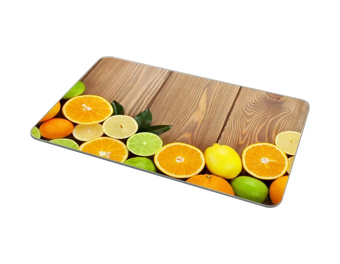 Mul' Tıdom Cam Kesme Tahtası 18x28 Cm Sıcak Altlık 5024747 Yeşil