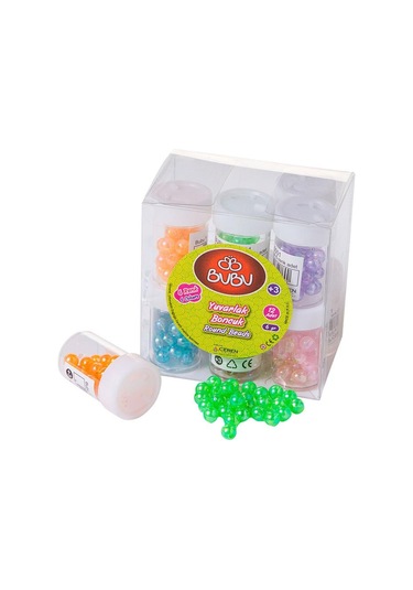 Bu-bu Yuvarlak Boncuk 12 Mm 6 Renk 12 Li Paket