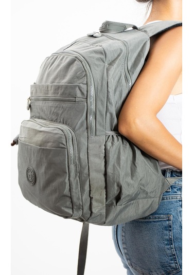 Ultra Hafif Çok Cepli Su Geçirmez Sırt Çantası Unisex Gri Model: 571-1b - Gri