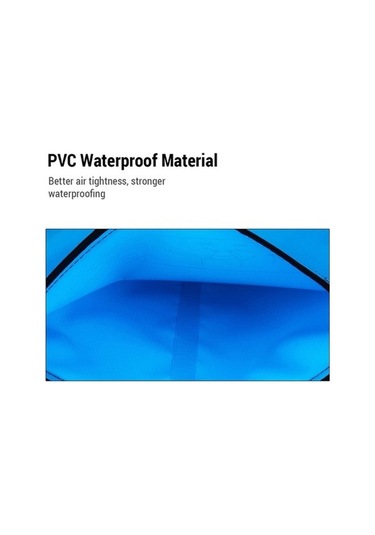 Pazly Yüksek Kapasiteli Açık Hava Sporları İçin Su Geçirmez Pvc Çanta, Çift Askılı, Dayanıklı Tasarım Sarı Sarı Sarı