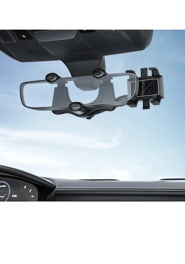 Point Dikiz Aynası Telefon Tutucu Ayarlanabilir Teleskopik Model Marka Siyah