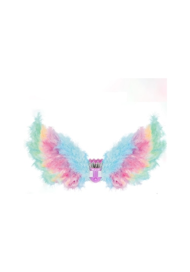 Bloomie Dıy Led Işıklı Hareketli Melek Kanatları Seti Peri Kanatları Büyük Boy Pembe